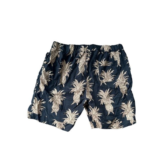OSMOND & DEMPSEY Men’s Pineapple Print Shorts Size XL - Picture 3 of 6